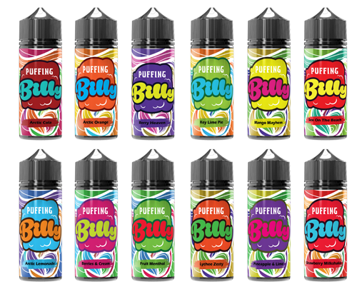 Discover the Exclusive Puffing Billy E-Liquid Shortfills at VapeBrothers