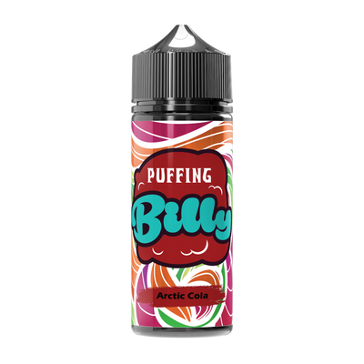 Puffing Billy 100ml Shortfill Arctic Cola flavour available from vapebrothers.co.uk