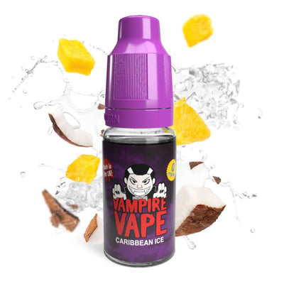 Caribbean Ice 10ml E-Liquid 3 mg nicotine available from vapebrothers.co.uk