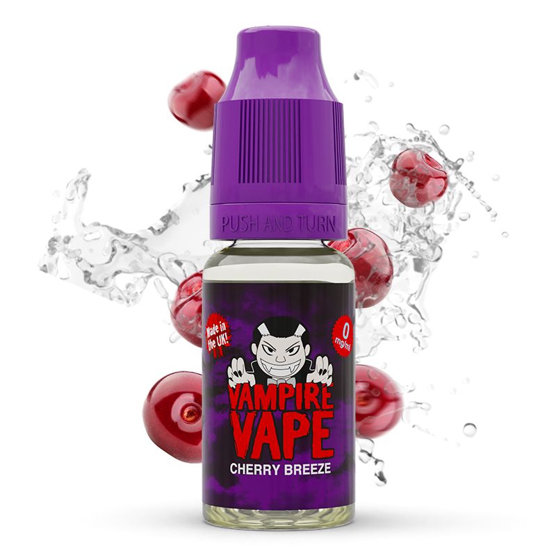 Cherry Breeze 10ml E-Liquid 3 mg nicotine available from vapebrothers.co.uk