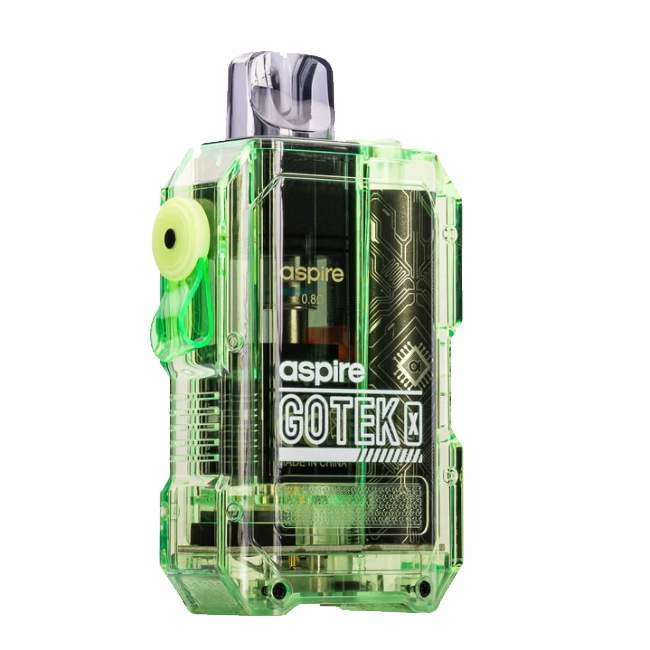 Aspire Gotek X Pod kit in Green colour available from vapebrothers.co.uk