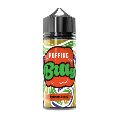 Sweet lychee and zesty citrus, the flavour profile of Puffing Billy Lychee Zesty E-Liquid