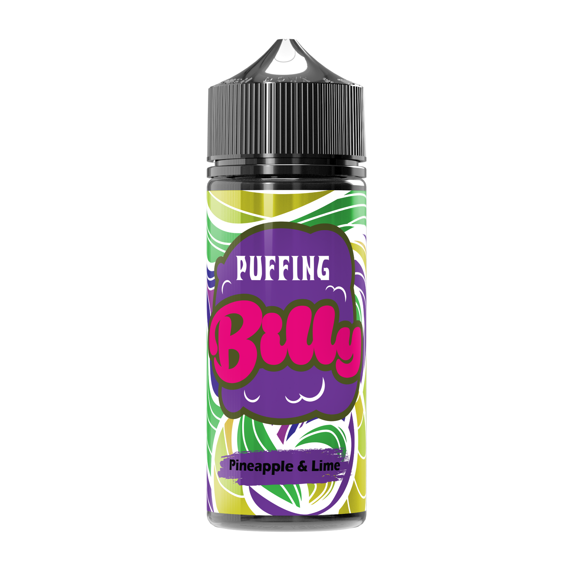 Sweet pineapple and tangy lime, the flavour profile of Puffing Billy Pineapple and Lime E-Liquid