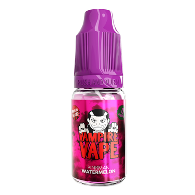 Pinkman Watermelon 10ml E-Liquid zero nicotine available from vapebrothers.co.uk