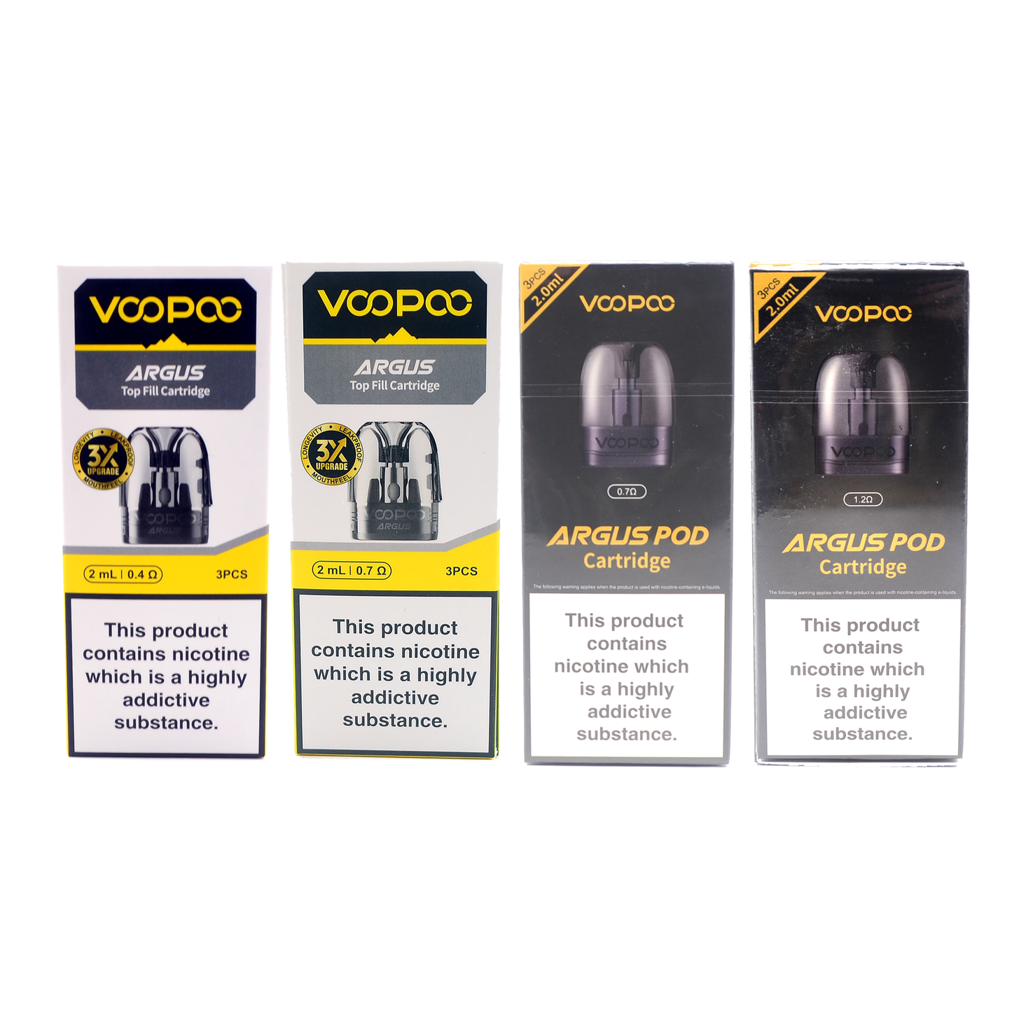 Voopoo Argus Replacement Pods.