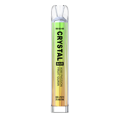 Crystal Bar 600 Disposable Vape in Kiwi Passion Fruit Guava Flavour by SKE available from vapebrothers.co.uk