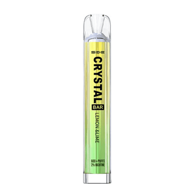 Crystal Bar 600 Disposable Vape in Lemon and Lime Flavour by SKE available from vapebrothers.co.uk