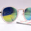 Retro sunglasses Pale Frame Yellow Lens