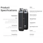 The Aspire Minican 3 Pro Pod Kit product specifications