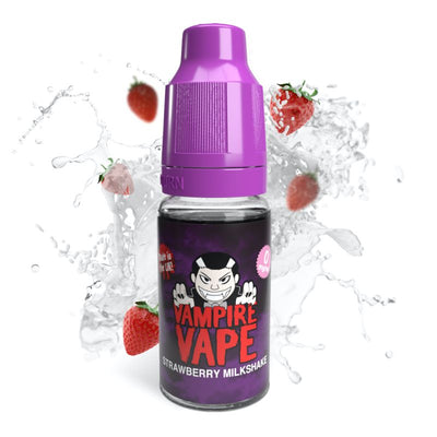 Strawberry Milkshake 10ml E-Liquid 3 mg nicotine available from vapebrothers.co.uk