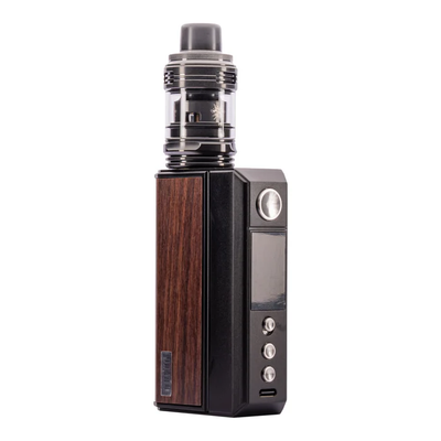 The Drag 4 Mod Kit by Voopoo in Gunmetal and Rosewood available to buy from vapebrothers.co.uk