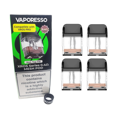 Vaporesso Xros Series 0.4 ohm Replacement Pods from vapebrothers.co.uk