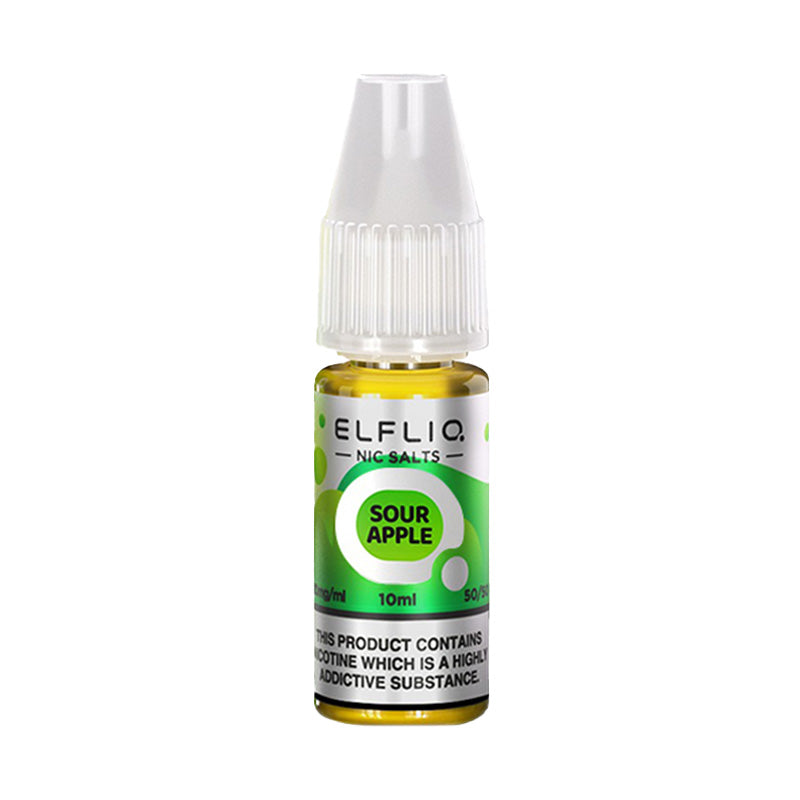 Elfliq Sour Apple 10ml Nic Salts