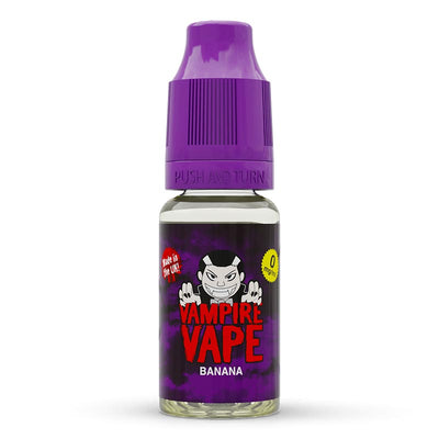 Banana 10ml E-Liquid zero nicotine available from vapebrothers.co.uk