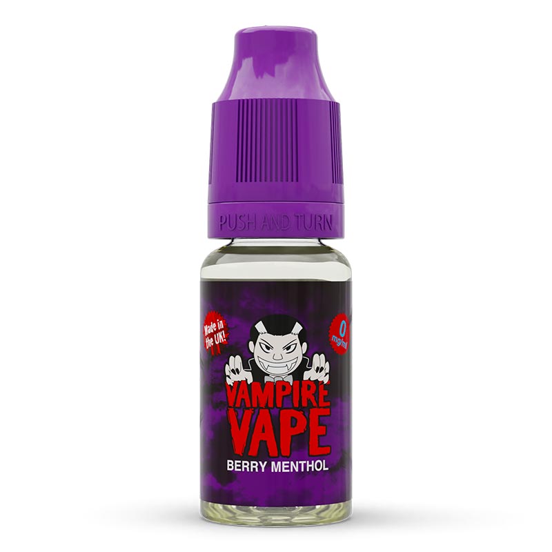 Berry Menthol 10ml E-Liquid zero nicotine available from vapebrothers.co.uk