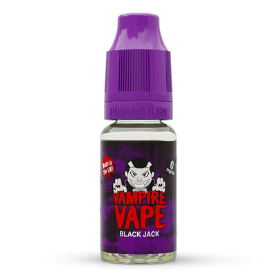 Black Jack 10ml E-Liquid zero nicotine available from vapebrothers.co.uk