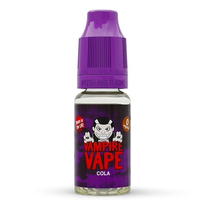 Cola 10ml E-Liquid zero nicotine available from vapebrothers.co.uk