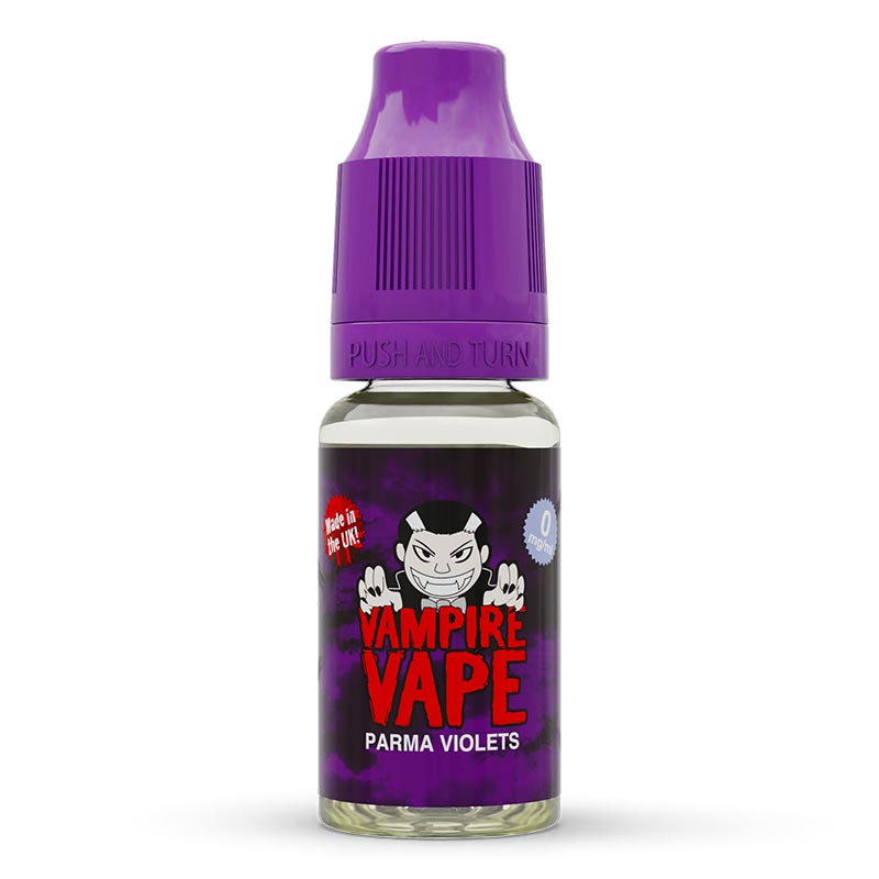 Parma Violets 10ml E-Liquid zero nicotine available from vapebrothers.co.uk