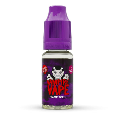 Vamp Toes 10ml E-Liquid zero nicotine available from vapebrothers.co.uk